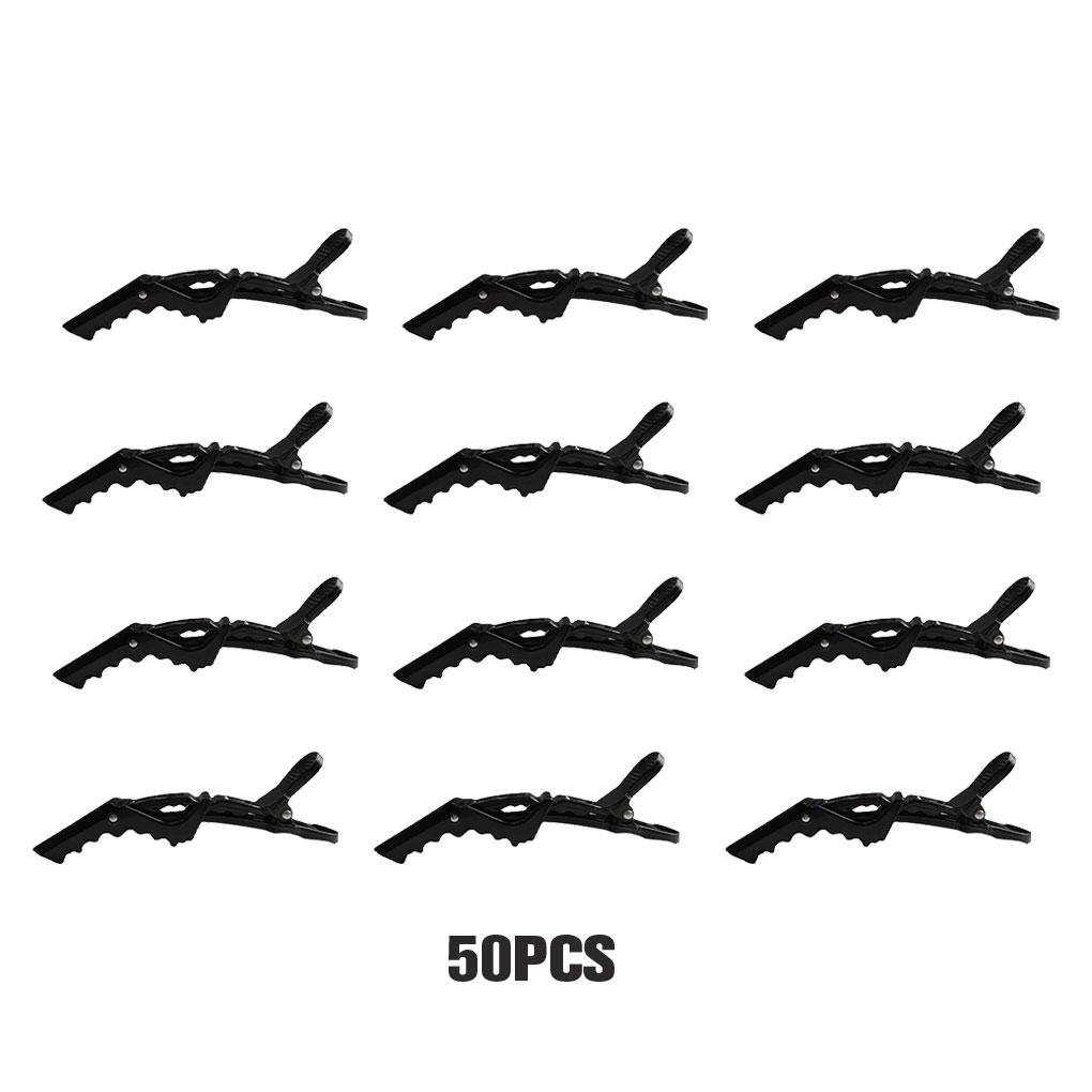 50 Pieces Hairdressing Clip Hairstyling Barber Clamp Professional Haircutting Claw Hair Styling Straightening Positioning