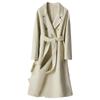 100% Wool Women Coat MODERN NEW SAGA Autumn Wool Long Coat Handmade Pea Coat Winter Warm Wool Long Jacket Overcoat