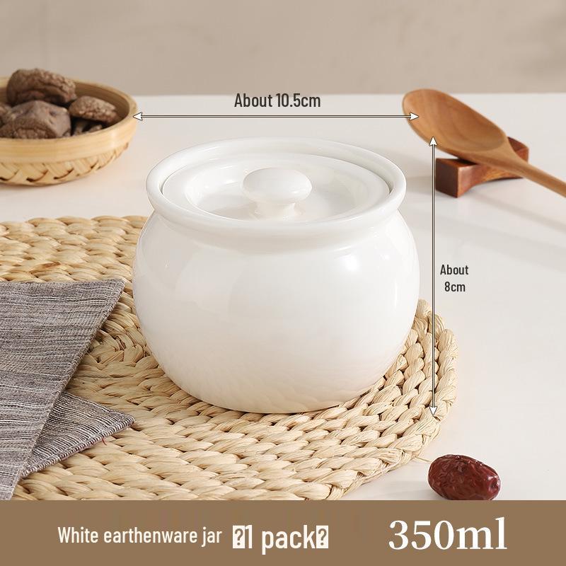 Ceramic Double-Boiling Steaming and Stewing Pot for Shaxian Soup