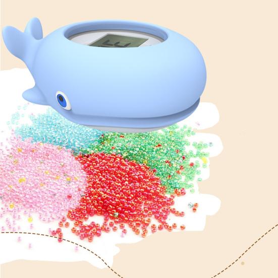 Kinder-Badethermometer, Cartoon-Ente/Krabbe/Wal/Oktopus-Form, Wassertemperatur-Messwerkzeug, präzise Messung, wasserdichtes Thermometer für die Dusche