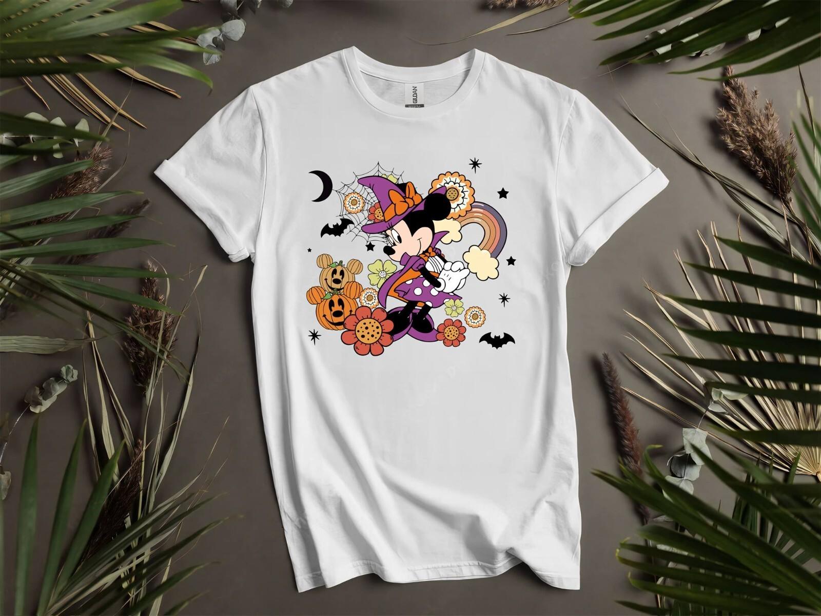 Minnie Mouse Halloween T-shirt T shirt Men Women Unisex Tshirt I192 XL