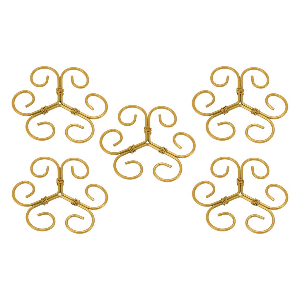 5Pcs Monstera Plant Support Hooks Iron Stem Holder Reusable for Growing Climbing