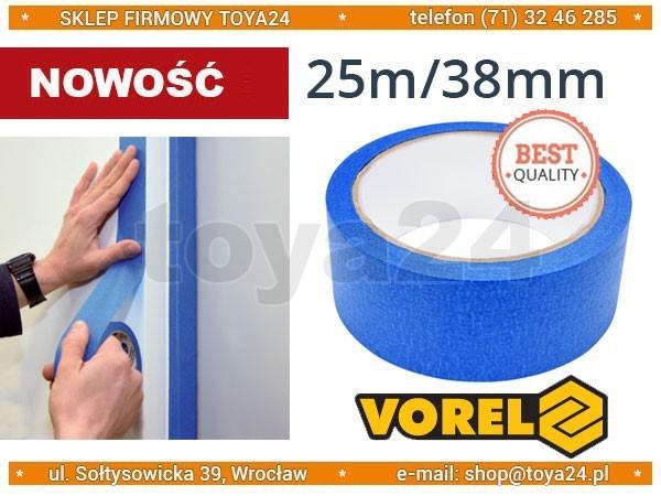 Blue masking tape 25m/38mm 75121 VOREL