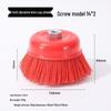 Bowl-shaped M14 Nylon Abrasive Wire Brush with 5/8-11 Nut - DuPont Grinding Wheel.