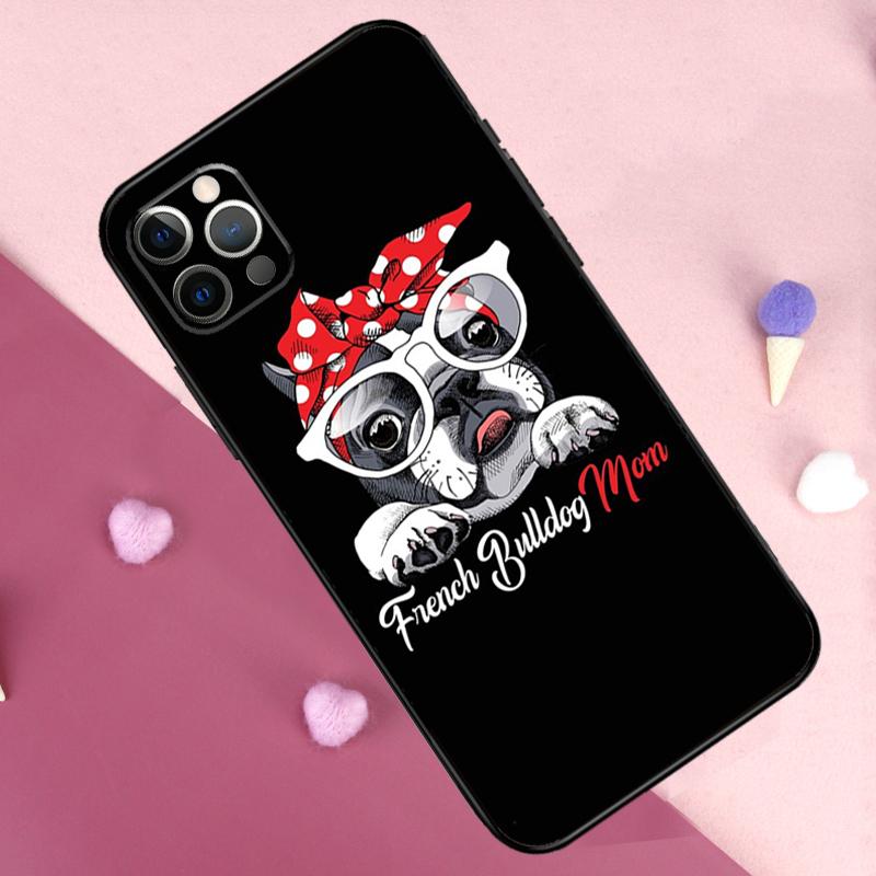 

French Bulldog Dog Phone Case For iPhone 17 Pro Max 11 14 15 16 Pro Max Plus 12 13 Mini 16e 17 Air Back Cover iPhone 13