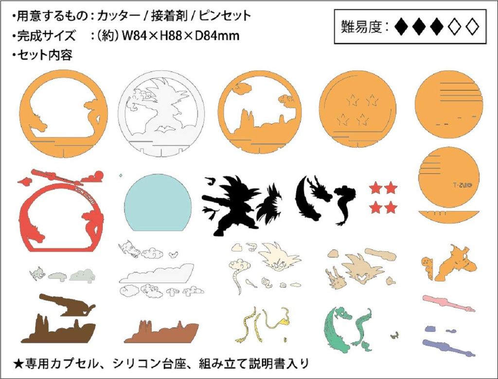 ENSKY Dragon Ball Son Goku Papírové divadlo Koule - -