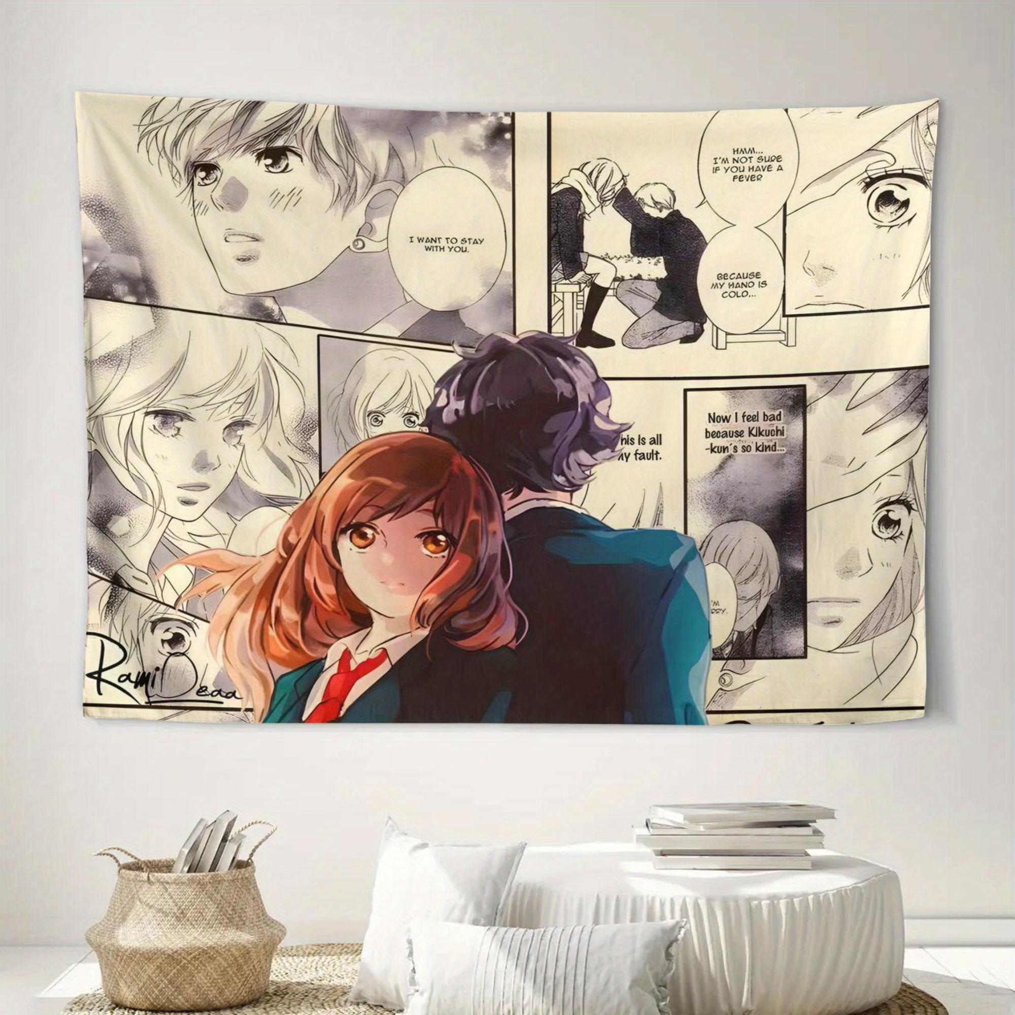 

Минималистичный настенный декор Ao Haru Ride для офиса или кабинета Создает спокойную и сосредоточенную рабочую атмосферу 74x94cm(29x37in)