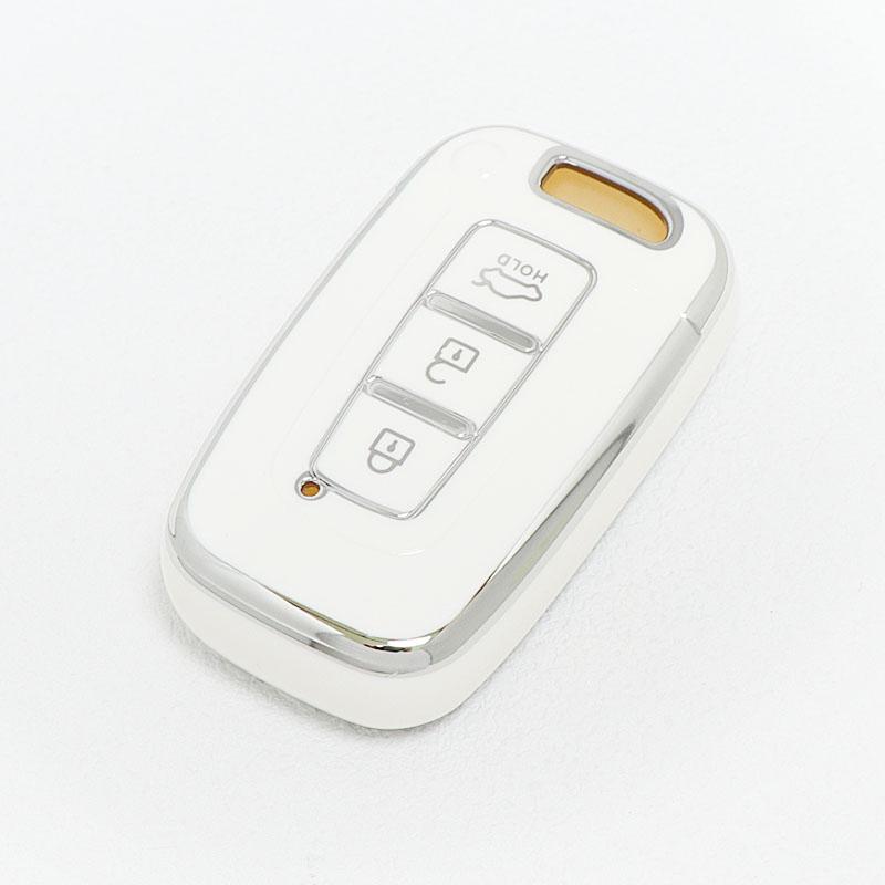 3 Button Tpu For Kia Sonata 8 Sr Ix35 Elantra I30 Soul Hyundai Veloster Solaris Hb20 Rohens Car Key Case Keyless Cover Keychains