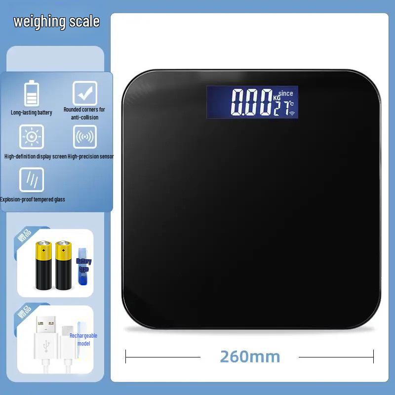 Rechargeable Smart Body Fat Scale for Home - Accurate, Compact, and Mijia App Compatible.