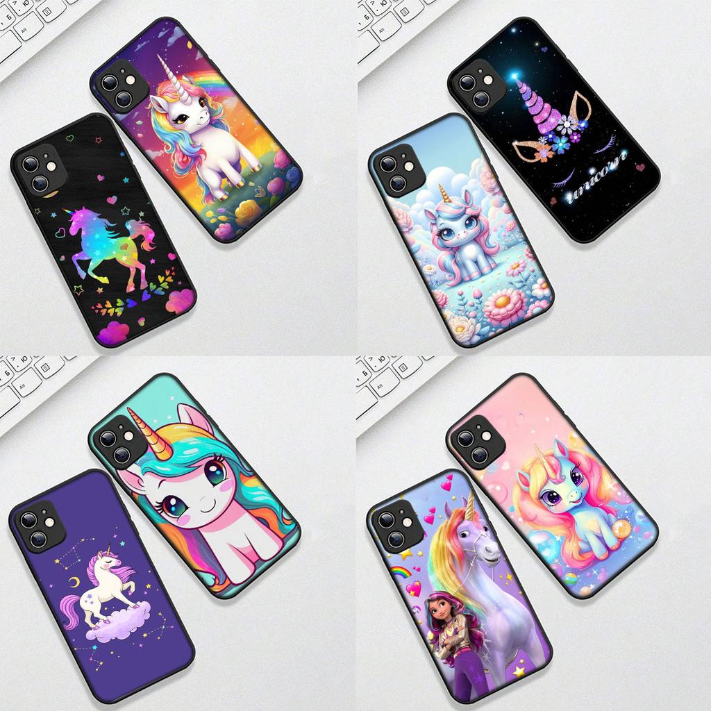 Für Motorola Moto G86 G57 G67 G24 G15 G54 Power G13 G14 G34 G35 G45 G60 G53 G55 G64 G75 G72 Handyhülle Einhorn Cartoon Pferd