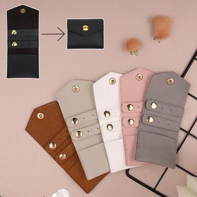 Travel Portable Jewelry Organizer Roll Jewelry Roll Up Bag Foldable Jewelry Case for Bracelet Ring Necklace Earrings Display