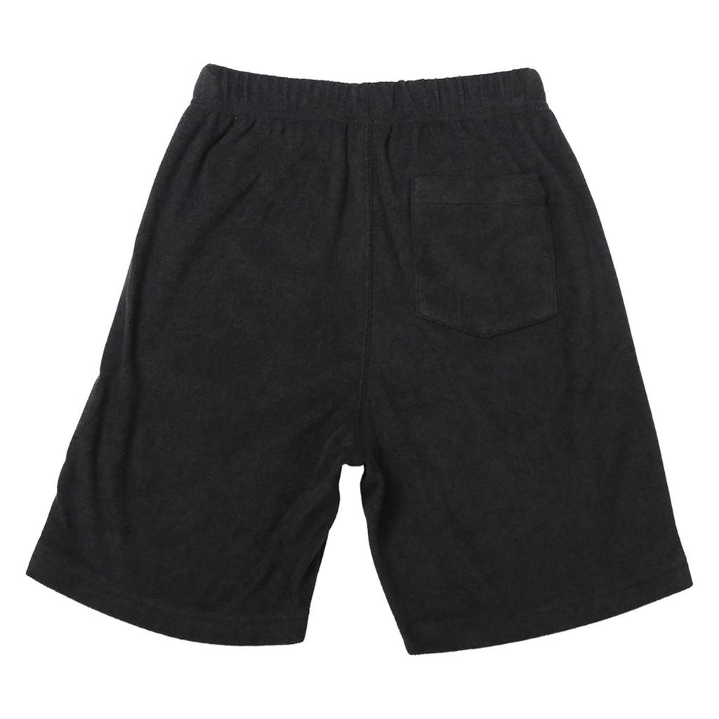 Champion Basic Off with Side Slash Hip Patch and a Script Logo Kids' Shorts, CK-Z503, Black, Pockets, Pockets,