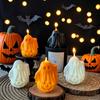 Hot !!!1Pc Halloween Ghost Scented Candle Natural Soy Wax Cinnamon Fragrance Spooky Decor Funny Home Ornament Festival Supplies