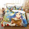 3d Printing Ascendance Of A Bookworm Bedding Set Cartoon Anime Adult Kid Bedroom Duvet Cover Sets Home Textiles
