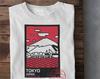 Tokyo Fuji Mountain Stamp T-shirt: Japan Culture Tee