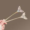 Vintage Butterfly Tassel Hairpin For Women Girl  Jewelry Gifts Headdress Hair Clip Chinese Hanfu Hair Sticks Accessories