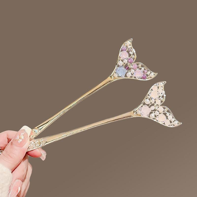 Vintage Butterfly Tassel Hairpin For Women Girl  Jewelry Gifts Headdress Hair Clip Chinese Hanfu Hair Sticks Accessories