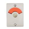 Secure Door Indicator Lock Stainless Steel Door Bolt Latch Privacy Door Lock  Public Restroom