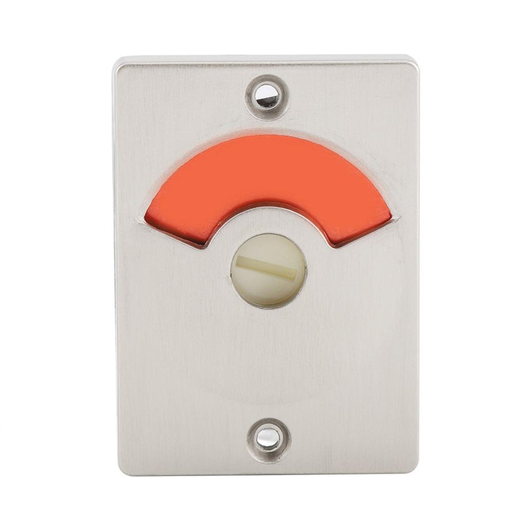 Secure Door Indicator Lock Stainless Steel Door Bolt Latch Privacy Door Lock  Public Restroom