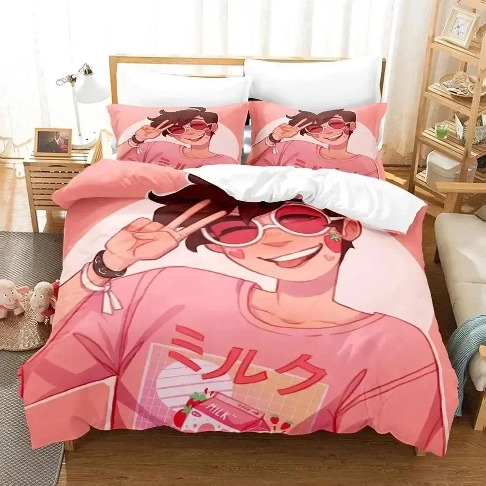 3D Print Cartoon George Not Found Comfortable Duvet Quilt Cover Pillowcase Bedding Set Children Bedroom Decoration Home Textile