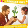 1pc Electronic Plush Toy Home Decoration for Children Xmas Gifts Dancing Talking Cactus Toys for Baby Boys and Girls