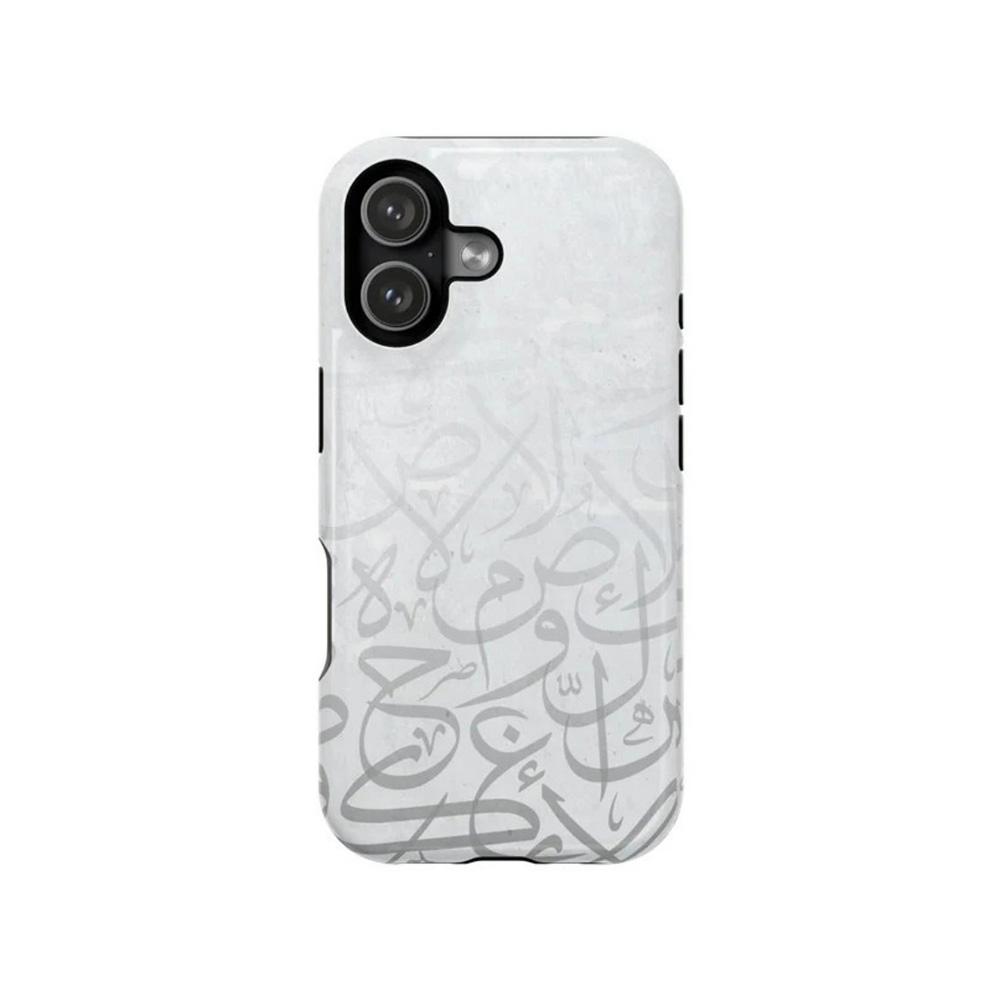 

Роскошный Чехол Clmj с Арабским Дизайном Любовь для iPhone 17 16 15 14 13 12 11 X XS XR Air Pro Max Plus Двухслойная Задняя Крышка iPhone 14