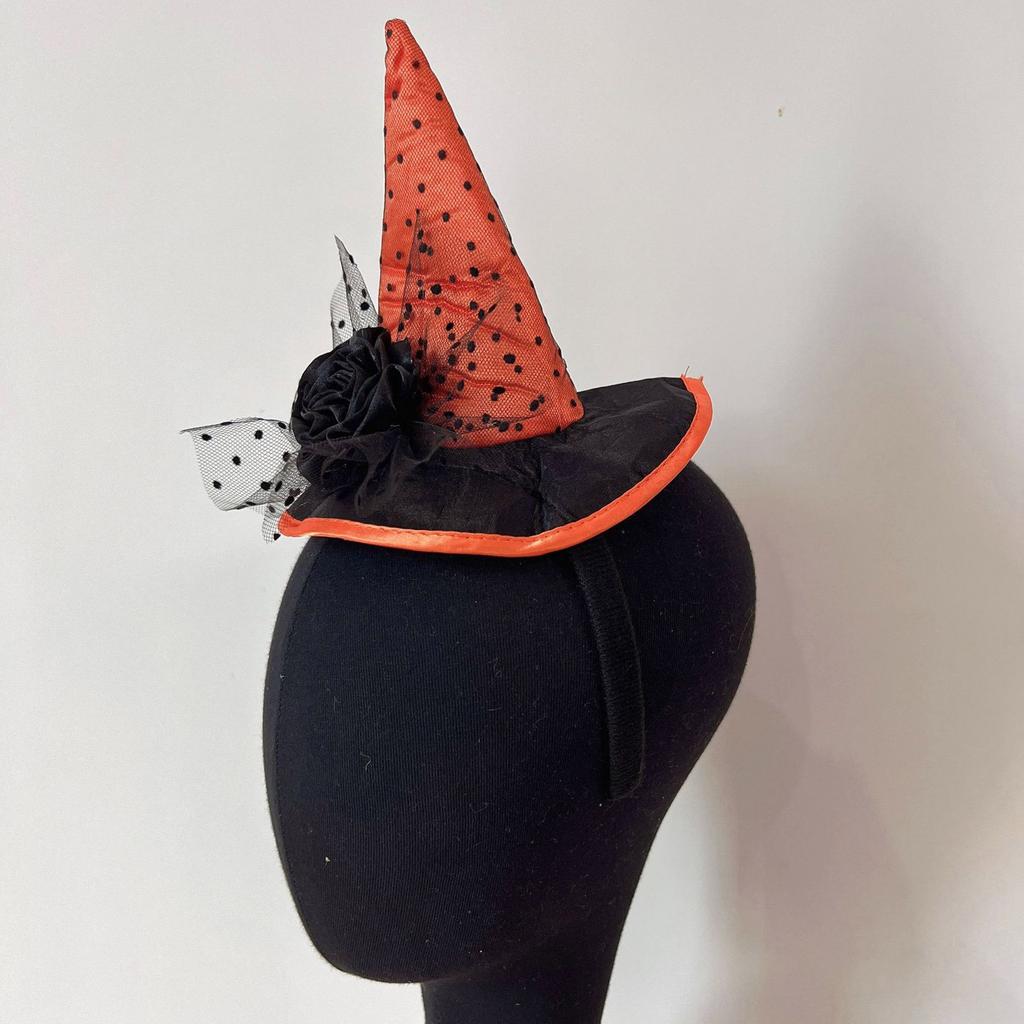 Creative Witch Headband Halloween Party Supplies Soft Fabric Hair Ornament Headwear For Sensitive Skin Kids