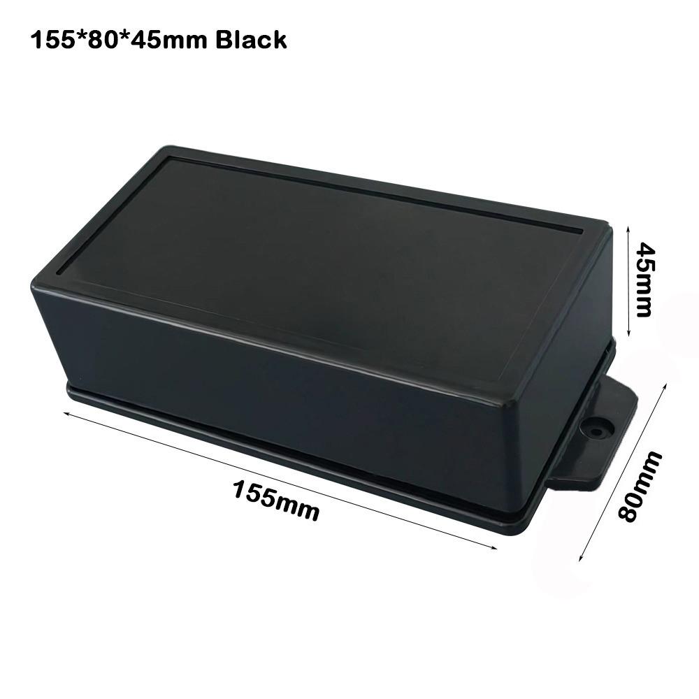 Waterproof Storage Case White Black Housing Instrument Case Electronic Supplies