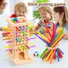 Montessori Stick Pulling Game - Colorful Fine Motor Skills Toy, Parent-Child Interactive Educational Toy