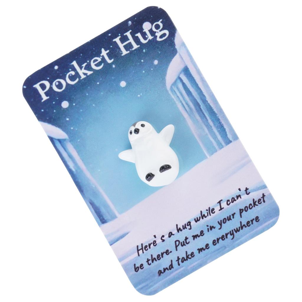 Pocket Resin Penguin Figures Tiny Penguin Resin Miniatures Animal Figurine Decoration for Kid Birthday Baby Showers