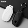 Genuine Genuine Leather Auto Key Fob Cover Case Housing Fit For Bmw I7 X7 G07 5 7 Series Ix X1 X5 G70 G09 Xm U06 G81 M3 Protected Remote Auto