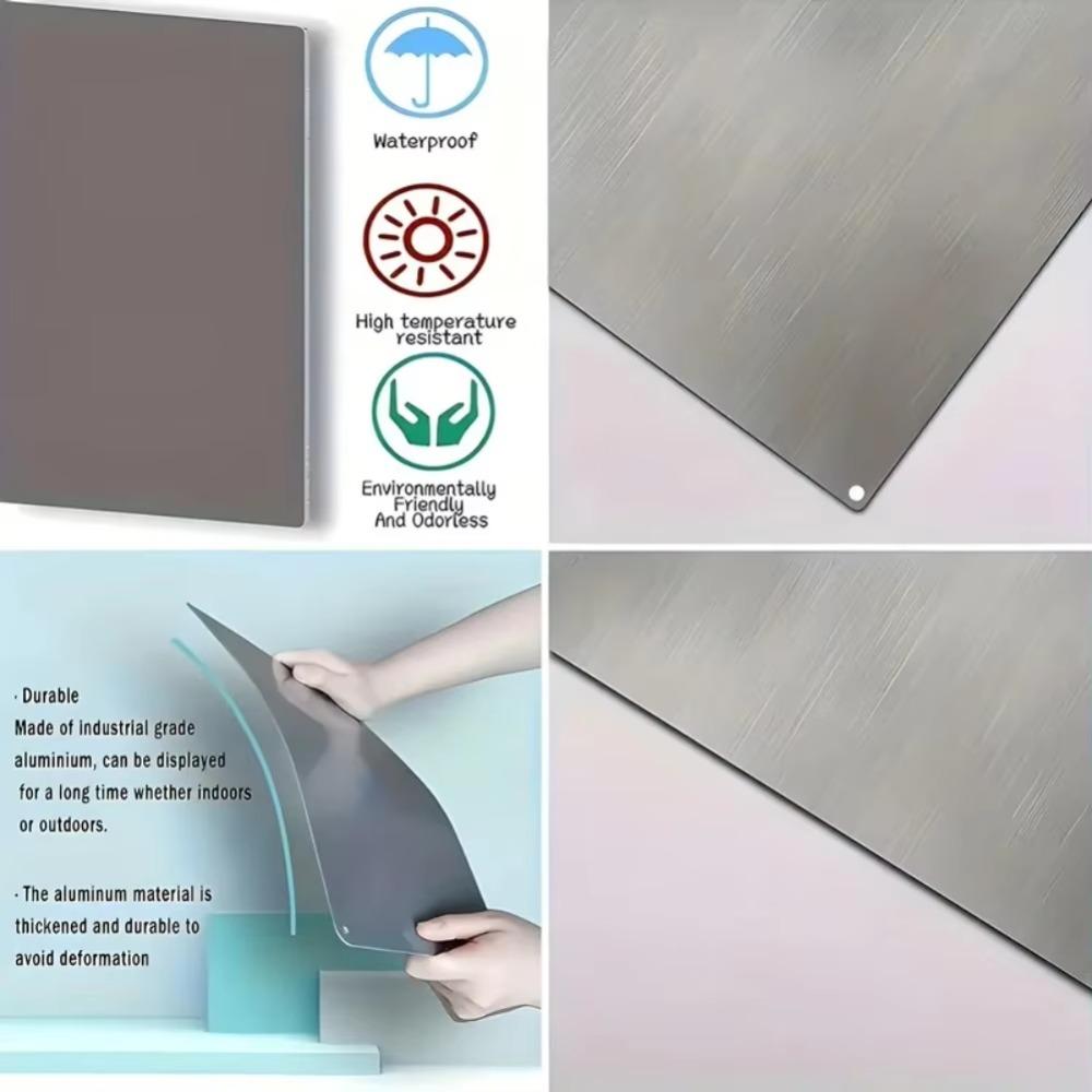 Dragon Metal Wall Art Fantasy Decor Aluminum Panel 7.9x11.8 Inch