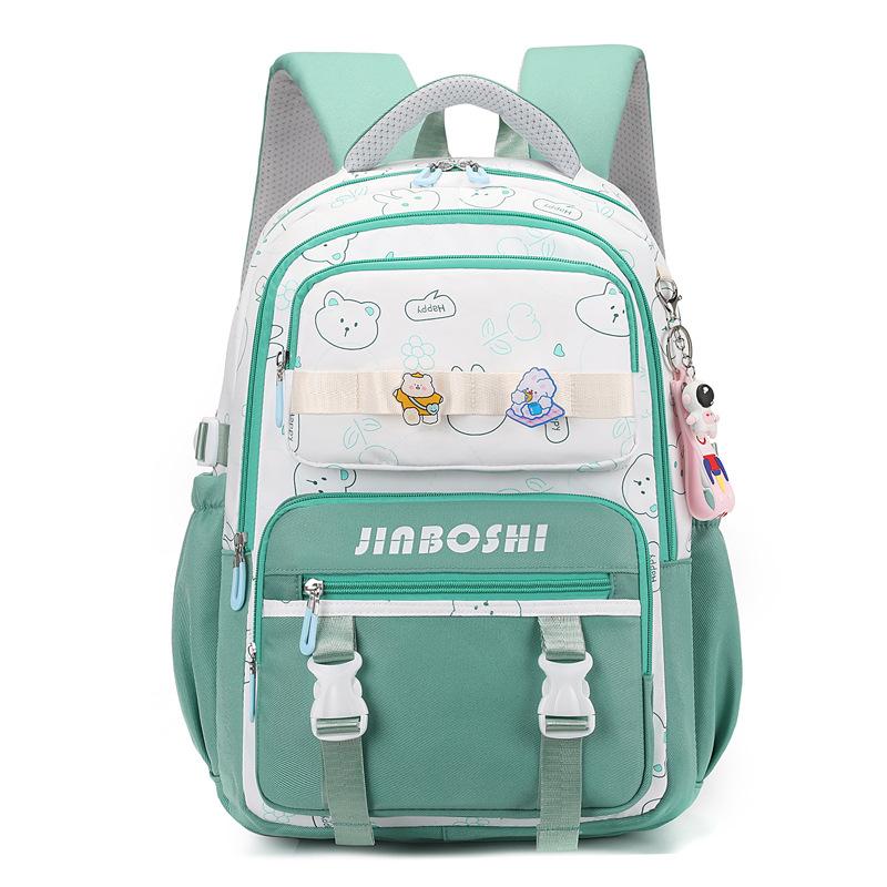 School Bag Female Junior High School Student Backpack Cute Contrasting Color Primary School Student Backpack