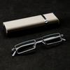 Half Frame Reading Glasses Blue Light Blocking Presbyopia Eyewear With Diopters +1 25+1 75+2 25+2 75 Includes Case
