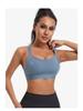 Women's Shockproof Sports Bra for Running and Yoga - Wire-Free, Side Support, Beautiful Back Design