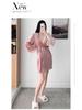 Autumn & Winter Sexy Gold Velvet Pajamas - Women's Lace Camisole Nightdress
