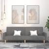 VidaXL 2-seater Sofa Bed Light Grey Fabric 375758