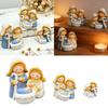 Christmas Nativity Figurines Resin Nativity Scene Statue Holy Family Statues Table Centerpieces Religious Home Decors