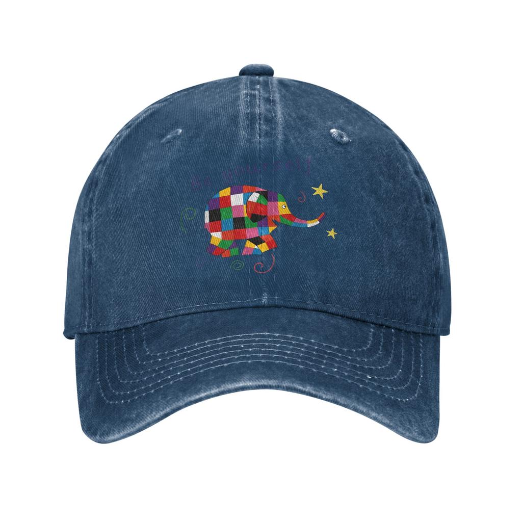 Be Yourself Elephant Funny Teacher Vintage Baseball Cap Unisex Hats Women Visor Protection Snapback Cotton tops gorras