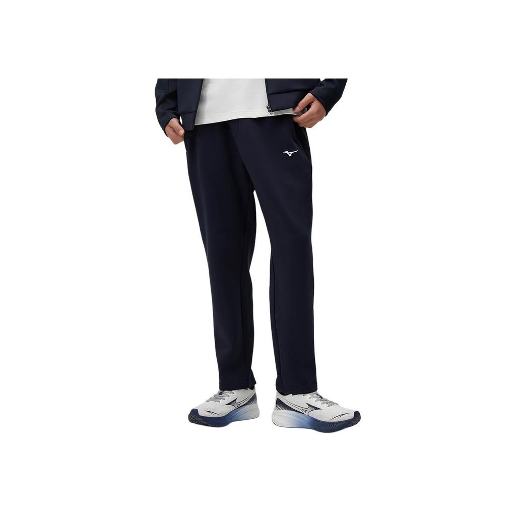 Mizuno Strečové sportovní kalhoty Slim Fit s vysokým pasem Pánské kalhoty Půlnoční modrá K2CD41A1-14