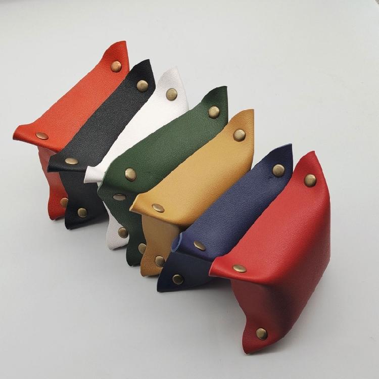 Kompakter und praktischer Aufbewahrungsbox-Behälter aus PU-Leder für Schmuck und Kosmetik