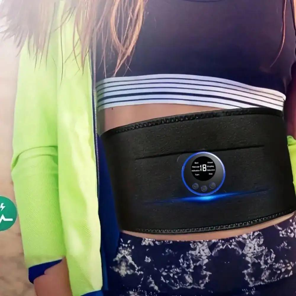 

Массажер для талии, Портативное устройство для формирования фигуры с USB-зарядкой, Электрическое устройство для тренировки рук, бедер, ног, Формирующий пояс, Фитнес-массажер чёрный