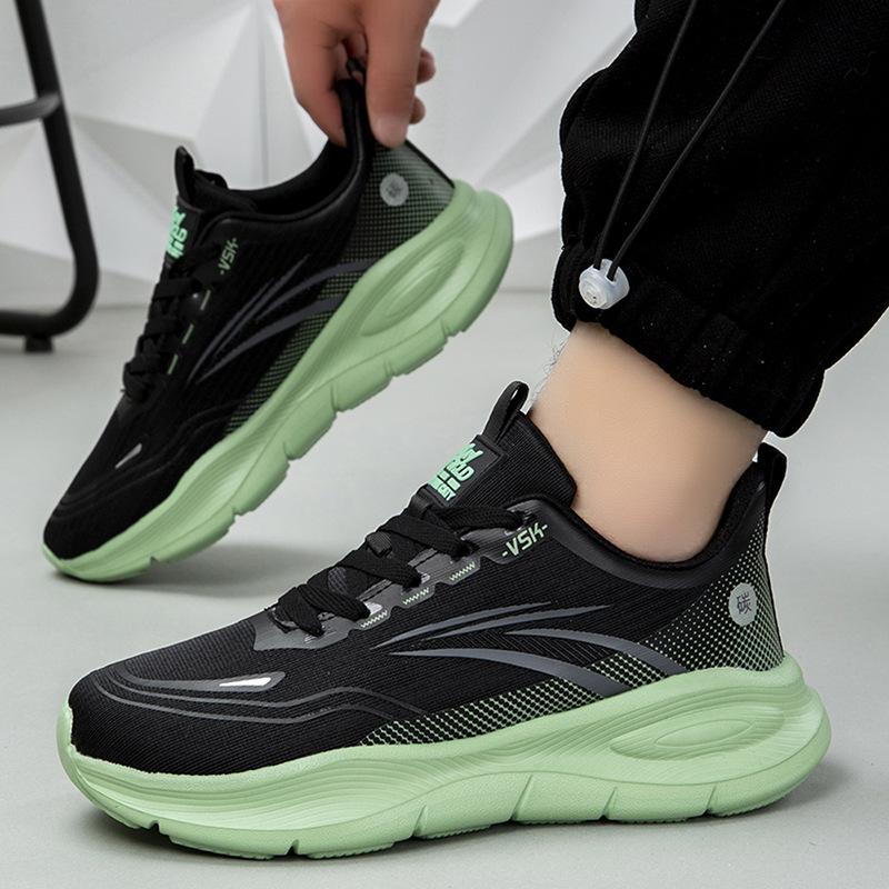 Large size 45464748 sports shoes couple Korean version mesh platform shoes breathable and comfortable casual running men's and women's shoes