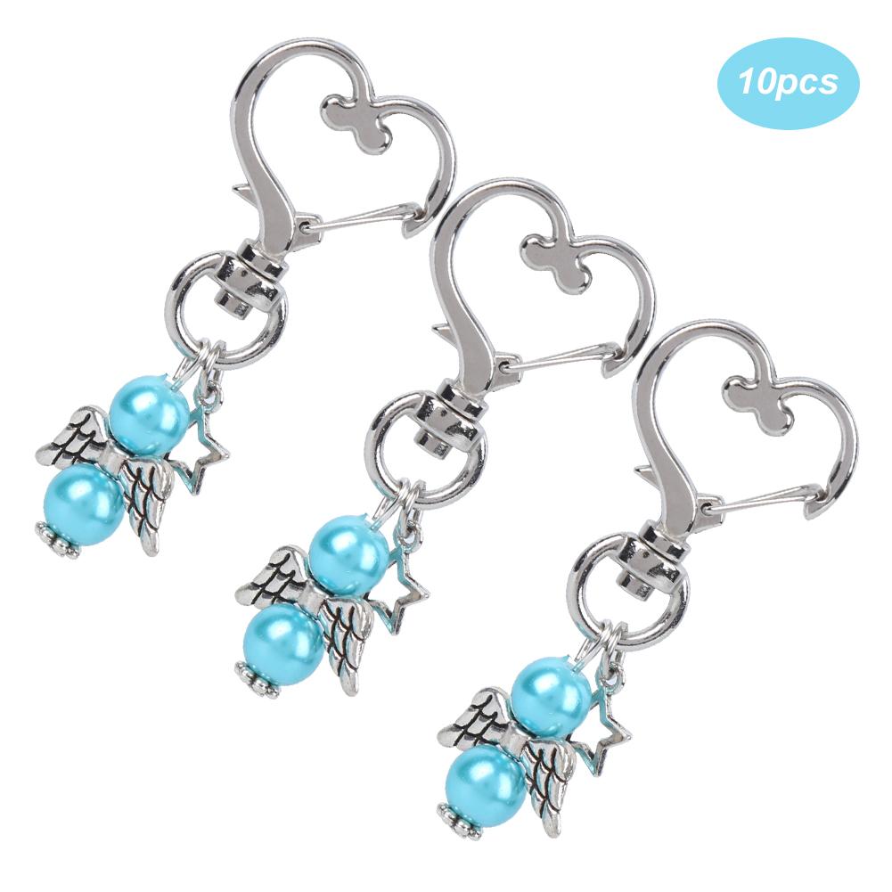 10 bucăți breloc breloc în formă de inimă cataramă breloc breloc pandantiv cadou geantă decor petrecere nuntă