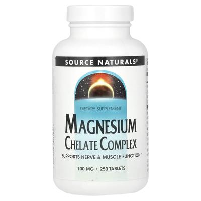 Magnesium Chelate Complex, 100Mg, 250 Tablets