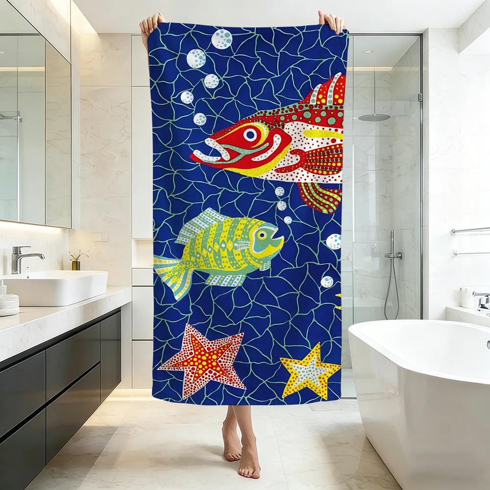 Fantastic Y-Yayoi KusamaS Towel Five-Star Hotel Quality Eco-Friendly Ultra Soft Thick Towels & Beach Towels