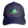 Frog On Skateboard Back View Baseball Cap Golf Hat Unisex Sun Hat Hat Unisex For The Sun Party For Unisex Womens