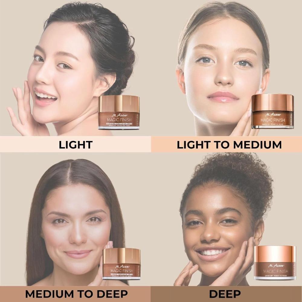 M.Assam Magic Finish Makeup Mousse 4-in-1, 1 Piece, 30ml