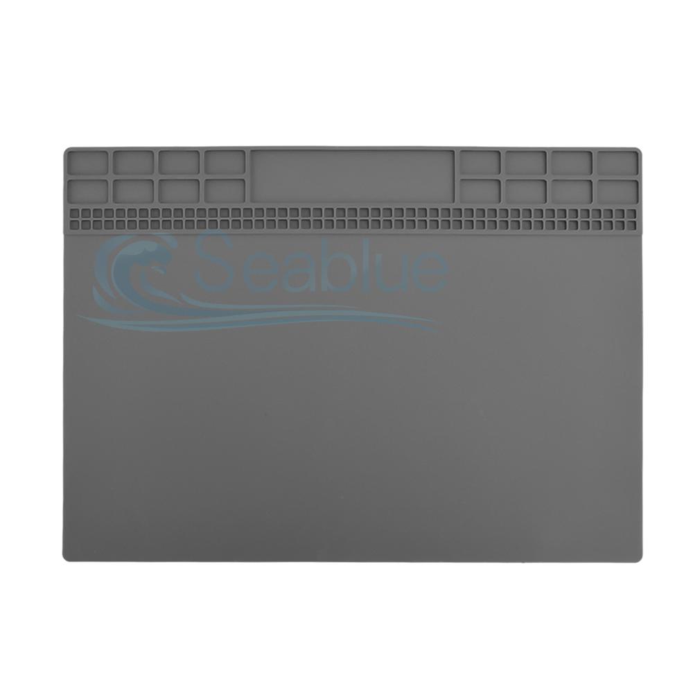 

1Pcs Repair Pad Silicone Waterproof Motherboard Electronic Equipment Repair Board Multi Component Placement Heat Insulation Pad сірий