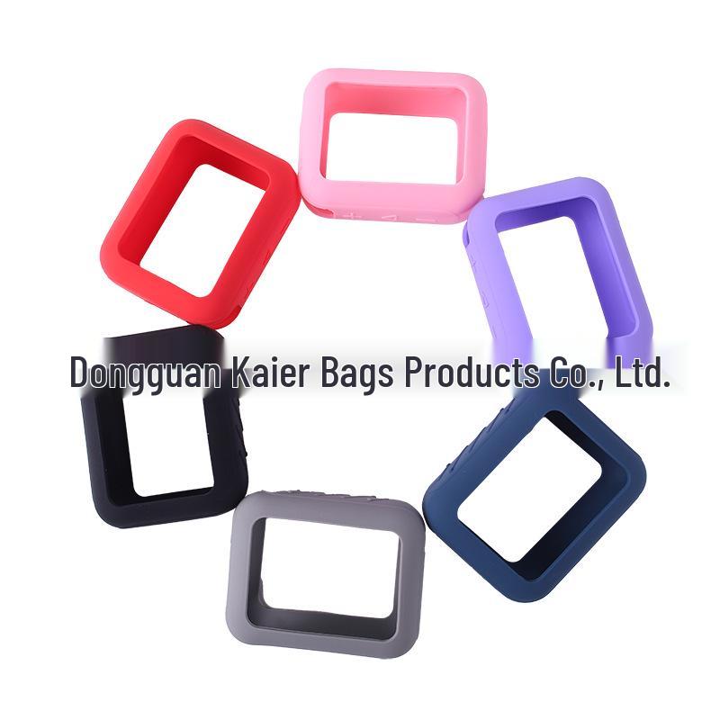 Gold Brick Soft Silicone Protective Case for JBL GO4 Speaker - Portable Outdoor Storage Bag